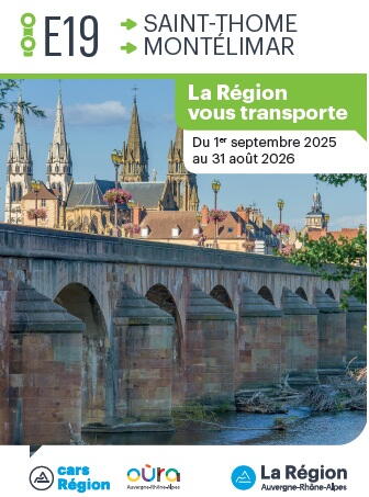 Ligne cars E19 : Saint-Thomé Le Teil Montélimar